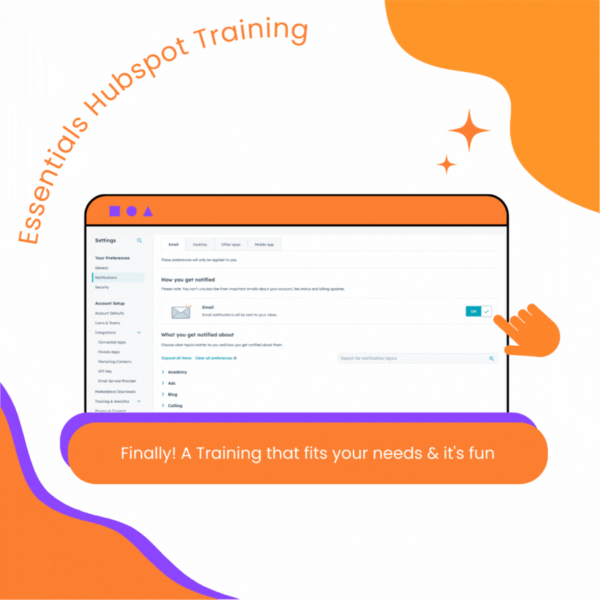 The Essentials Hubspot Training